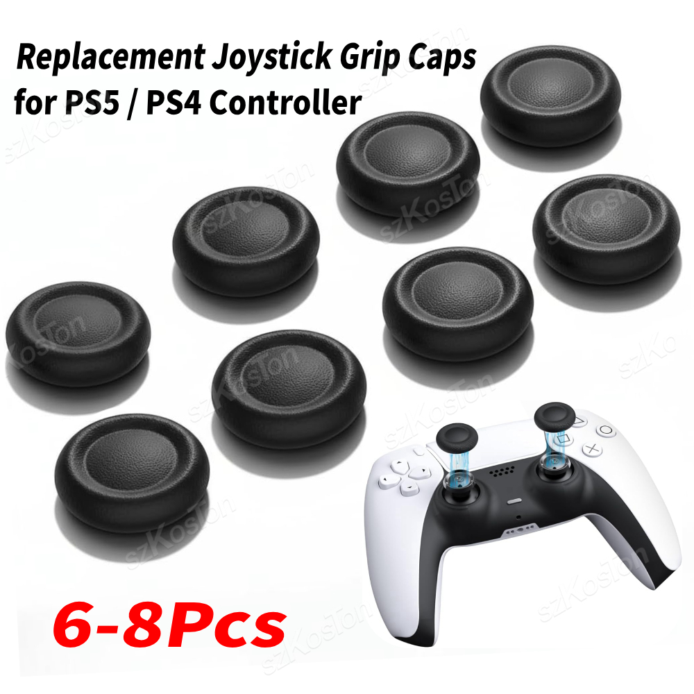 Controller Grip Cover - 6-8 قطعة قبعات عصا التحكم البديلة
