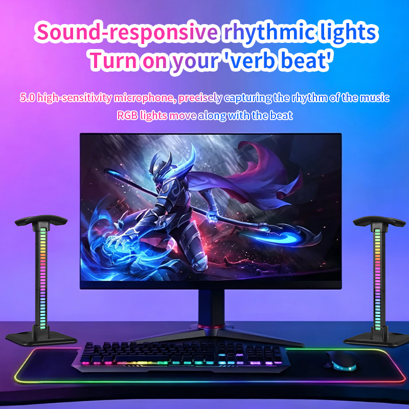 Headset Stand Rgb - حامل سماعات رأس مع شريط إضاءة