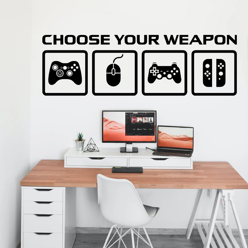 Gaming Accessories Wallpaper - ملصقات جدارية لتزيين ألعاب الفيديو ،