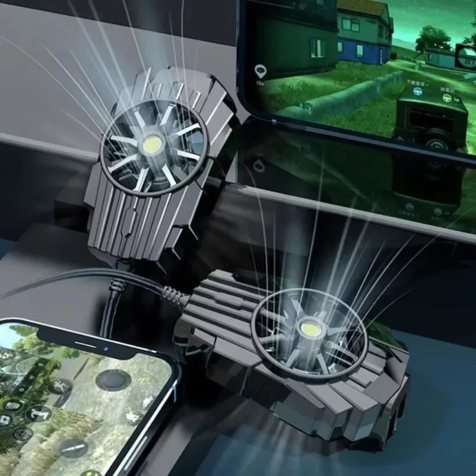 Gaming Accessories For Android - مبرد هواء محمول صغير للهواتف مع