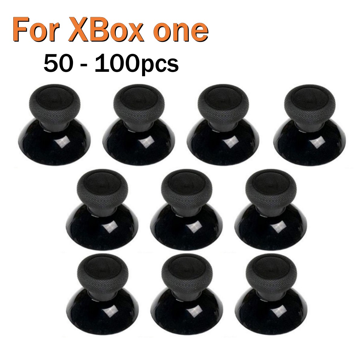 Controller Grip Cover - 50-100 قطعة استبدال الفطر Thumbsticks ثلاثية