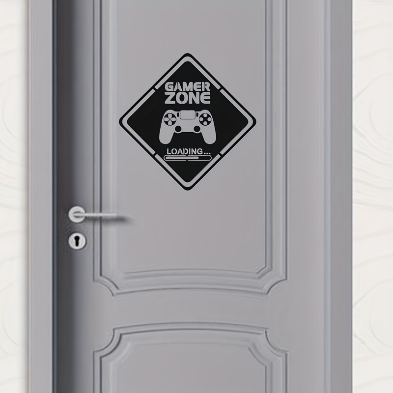Gaming Accessories Wallpaper - ملصق باب لمنطقة اللاعبين ، ملصق