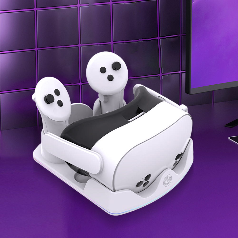 Headset Stand Rgb - قاعدة شحن لحامل شحن Meta Quest
