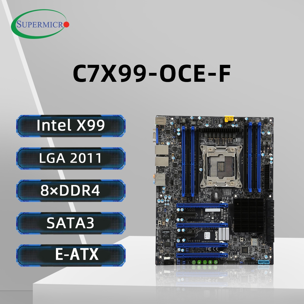 Intel Cpu Core I7 - لوحة أم سوبرمايكرو C7X99-OCE-F تدعم معالجات