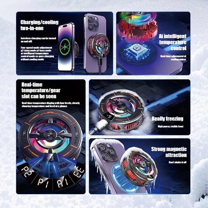 مبرد هاتف مغناطيسي K28 مع شاحن - مراجعة Gaming Accessories For Android وسعره