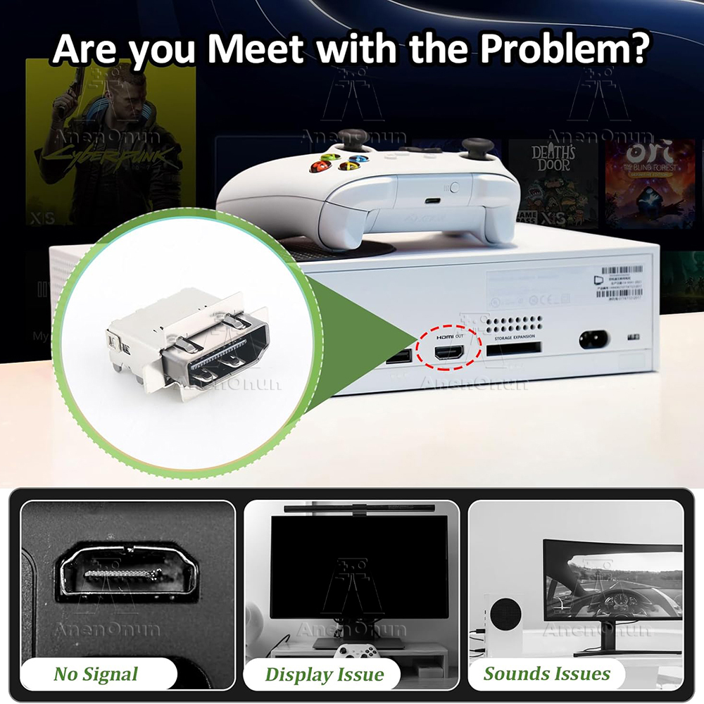 منفذ HDMI لجزء إصلاح بديل ممتا - مراجعة Gaming Accessories Xbox Series S وسعره