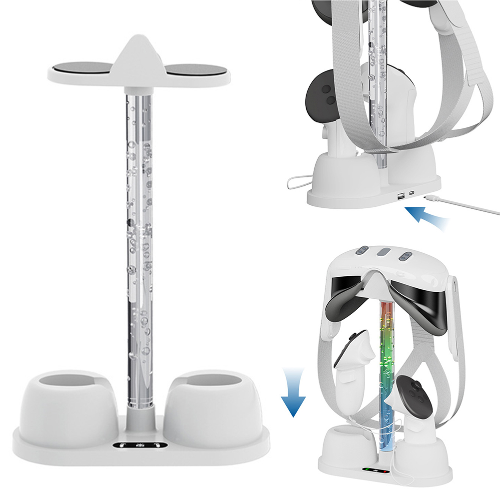 حامل شحن للتحكم مع إضاءة RGB و - مراجعة Headset Stand Rgb وسعره