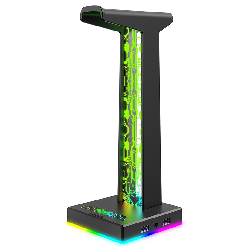 RGB سماعة الألعاب حامل المزدوج - مراجعة Headset Stand Rgb وسعره