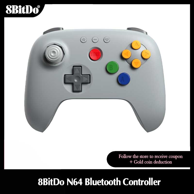 وحدة تحكم بلوتوث 8BitDo رمادية - مراجعة Gaming Accessories For Android وسعره