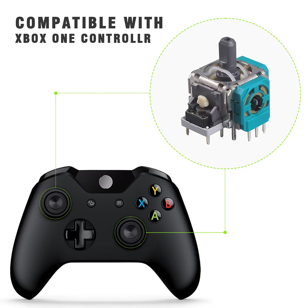 10 قطعة استبدال عصا التحكم الت - مراجعة Gaming Accessories Xbox Series S وسعره