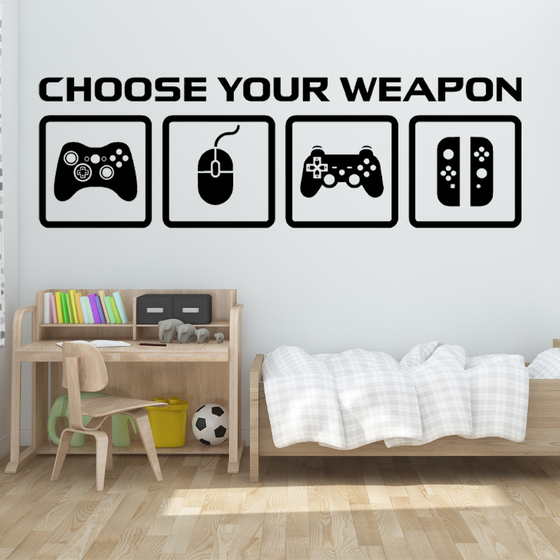 ملصقات جدارية لتزيين ألعاب الف - مراجعة Gaming Accessories Wallpaper وسعره