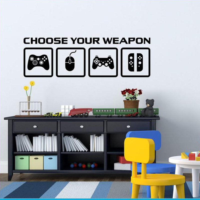 ملصقات جدارية لتزيين ألعاب الف - مراجعة Gaming Accessories Wallpaper وسعره