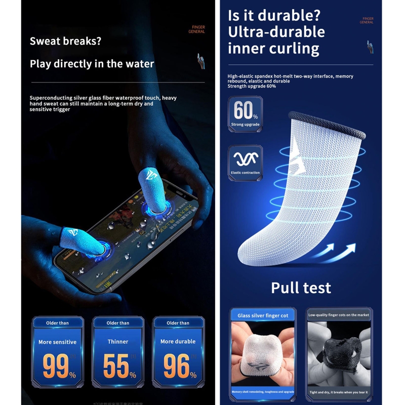 زوج واحد من الأغطية التي تعمل  - مراجعة Gaming Accessories Phone وسعره
