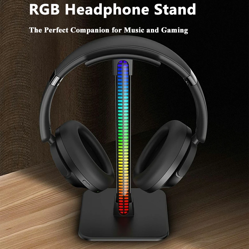 سماعة رأس عالمية للألعاب والمو - مراجعة Headset Stand Rgb وسعره