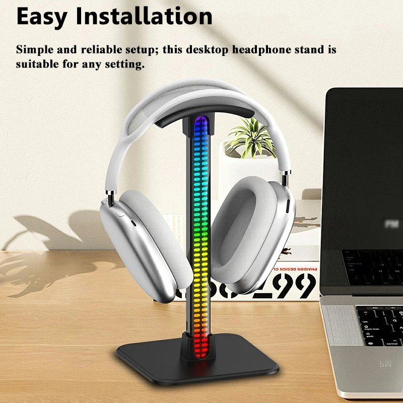سماعة رأس عالمية للألعاب والمو - مراجعة Headset Stand Rgb وسعره