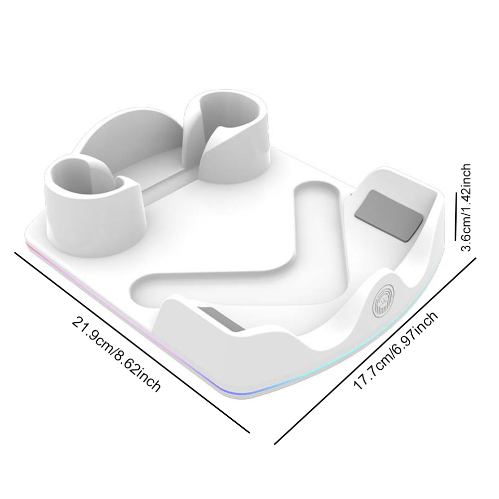 قاعدة شحن لـ Meta Quest 3S مع  - مراجعة Headset Stand Rgb وسعره