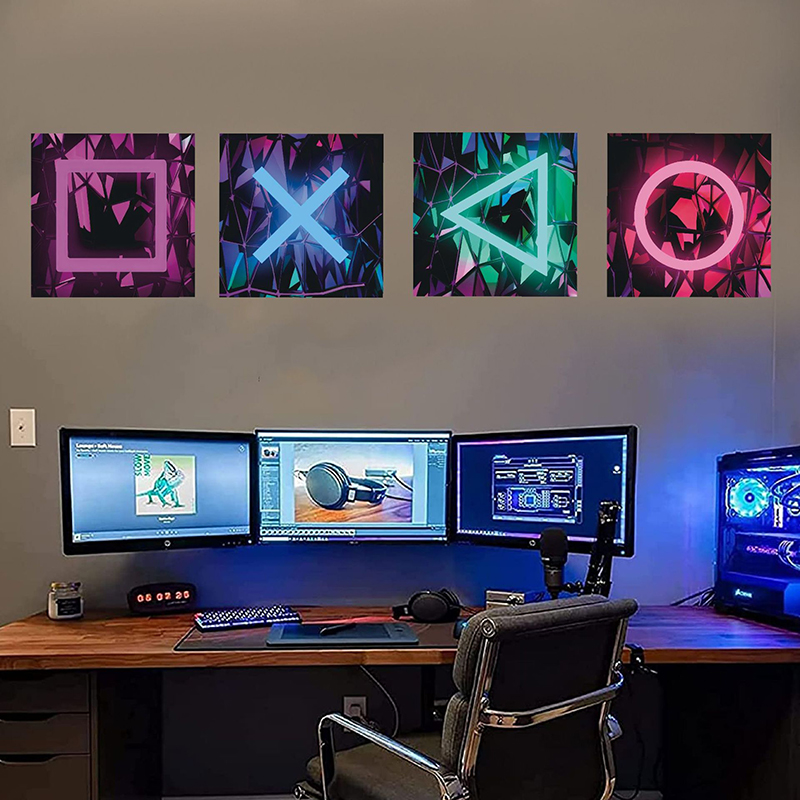 4 قطعة غرفة ألعاب الأطفال لعبة - مراجعة Gaming Accessories Wallpaper وسعره
