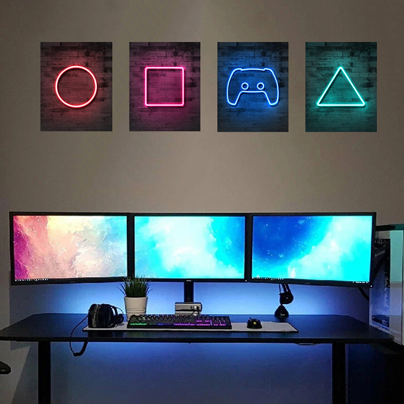 4 قطعة غرفة ألعاب الأطفال لعبة - مراجعة Gaming Accessories Wallpaper وسعره