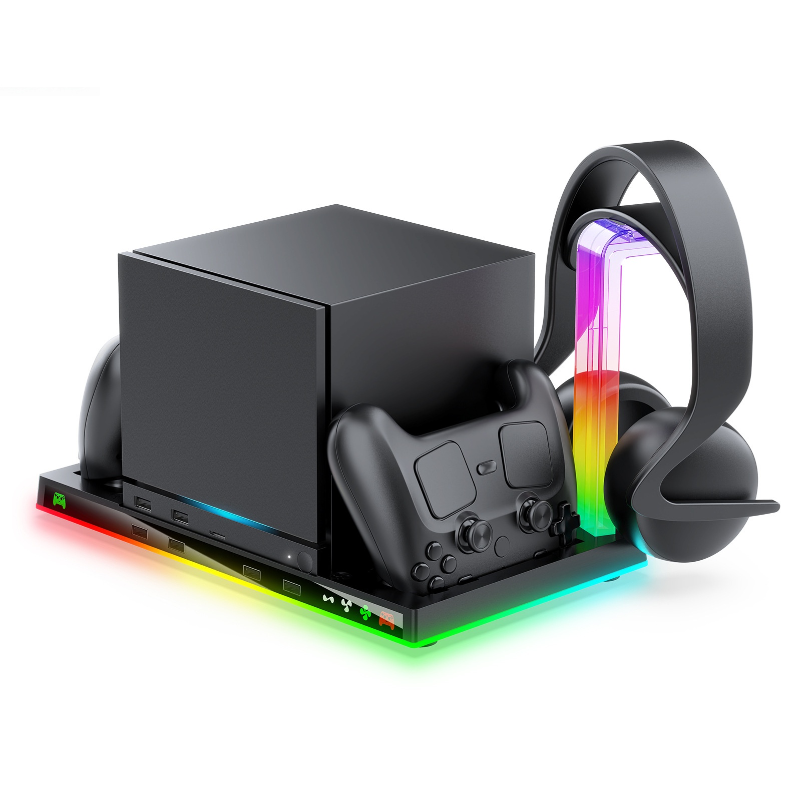 قاعدة متعددة الاستخدامات لأجهز - مراجعة Headset Stand Rgb وسعره