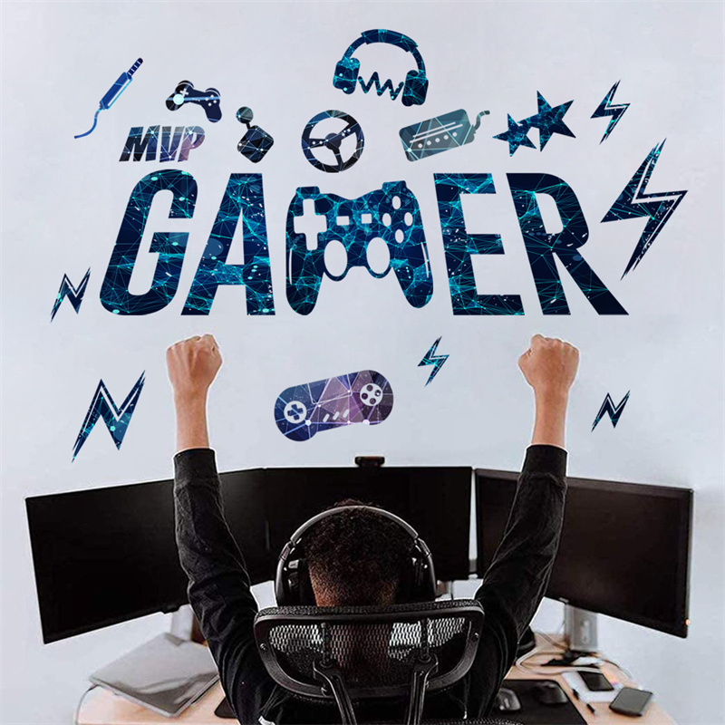 ملصقات جدارية فينيل لغرفة الأل - مراجعة Gaming Accessories Wallpaper وسعره