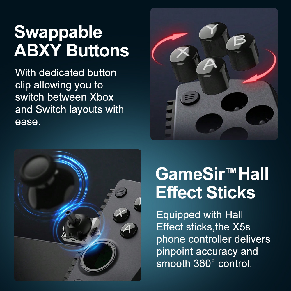 وحدة تحكم ألعاب GameSir X5s لل - مراجعة Gaming Accessories For Android وسعره