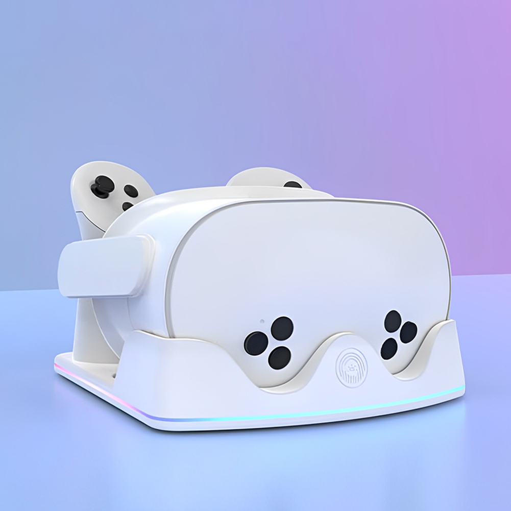 قاعدة شحن لحامل شحن Meta Quest - مراجعة Headset Stand Rgb وسعره
