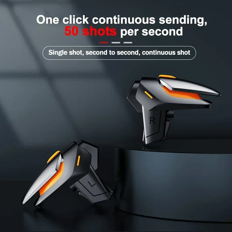DY01 الهاتف المحمول 4 أصابع غم - مراجعة Gaming Accessories For Android وسعره