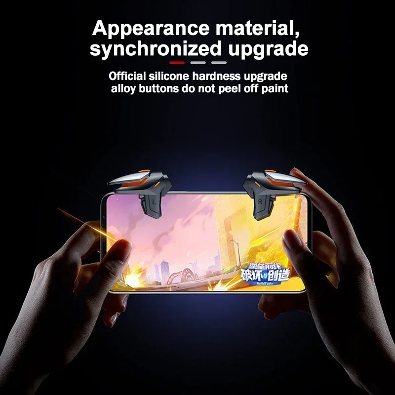 DY01 الهاتف المحمول 4 أصابع غم - مراجعة Gaming Accessories For Android وسعره