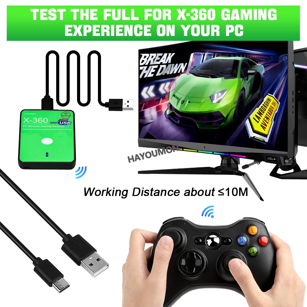 محول USB لاسلكي لجهاز تحكم ألع - مراجعة Play Gaming Accessories Xbox Controller وسعره