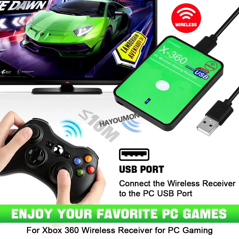 محول USB لاسلكي لجهاز تحكم ألع - مراجعة Play Gaming Accessories Xbox Controller وسعره