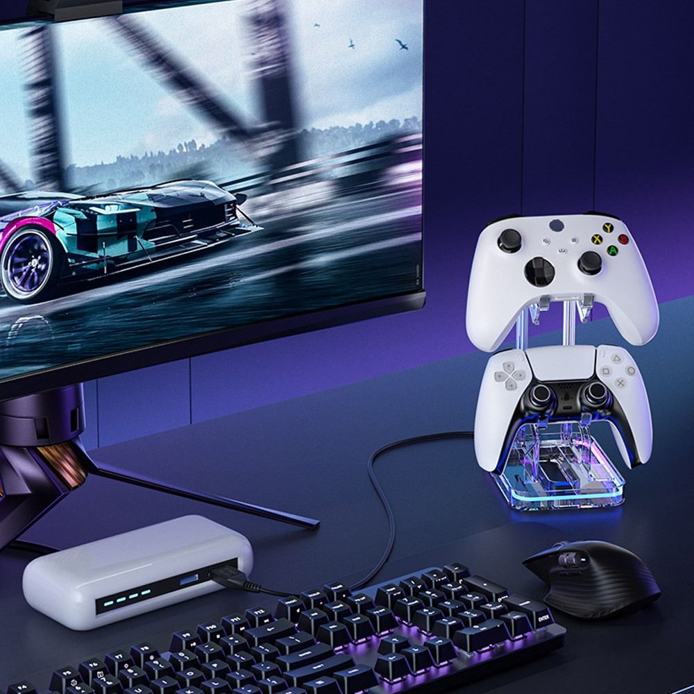 استبدال وحدة تحكم ألعاب عالمية - مراجعة Headset Stand Rgb وسعره